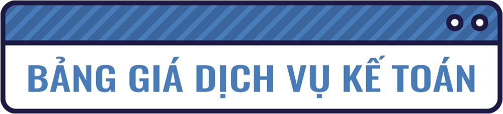 Bảng giá dịch vụ kế toán trọn gói giá rẻ HCM